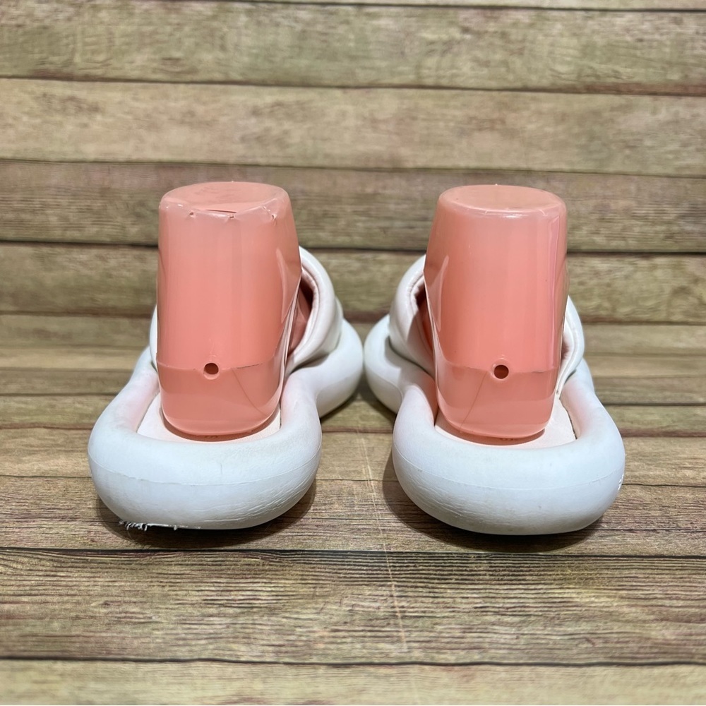 Stella Mcartney White Vegan Leather Padded Pointed Slide Sandals - Picture 2 of 9